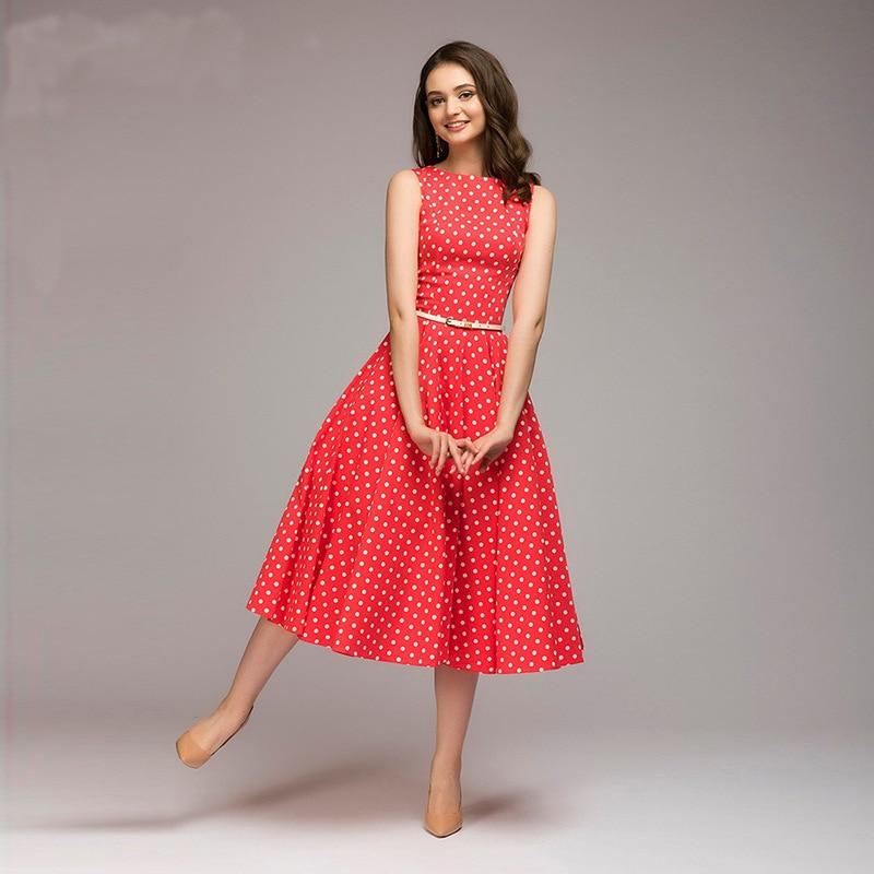 EB | Vintage Gepunktetes Kleid Ferna
