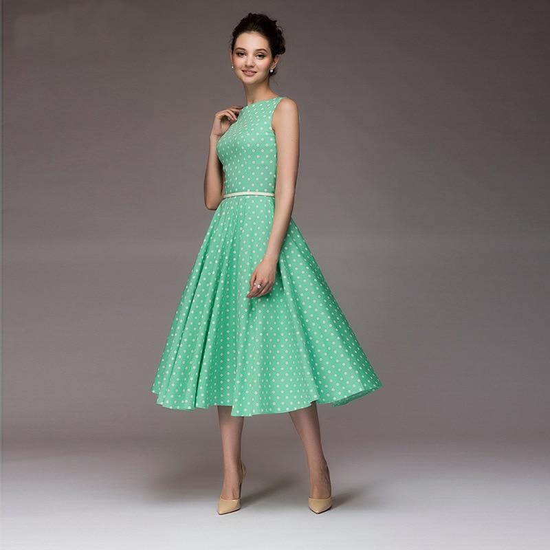 EB | Vintage Gepunktetes Kleid Ferna