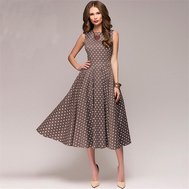 EB | Vintage Gepunktetes Kleid Ferna