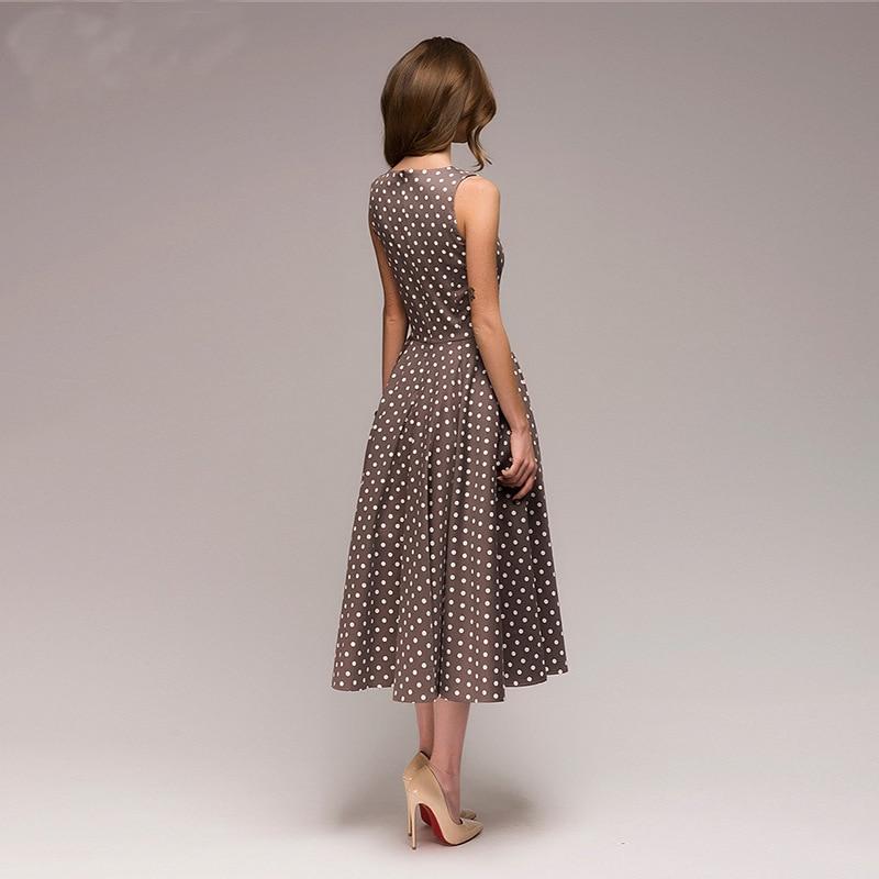 EB | Vintage Gepunktetes Kleid Ferna