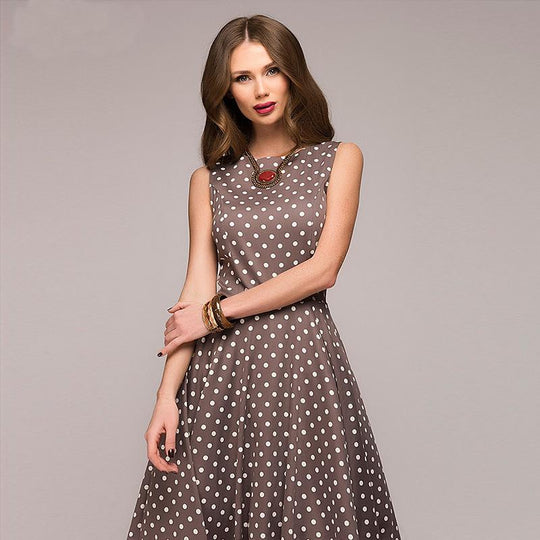 EB | Vintage Gepunktetes Kleid Ferna