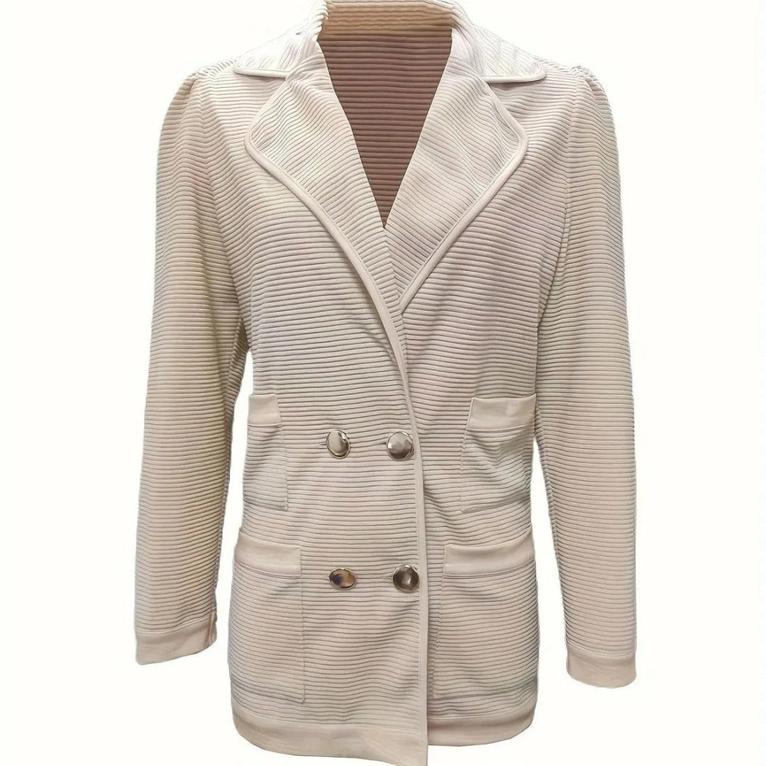 EB | Damen Strickblazer mit Doppelknopfverschluss