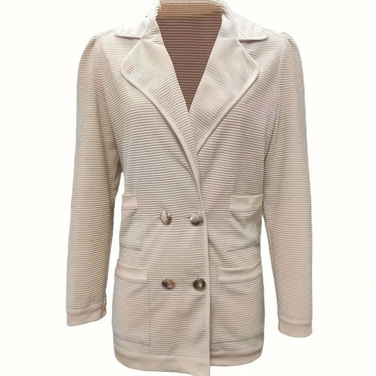 EB | Damen Strickblazer mit Doppelknopfverschluss