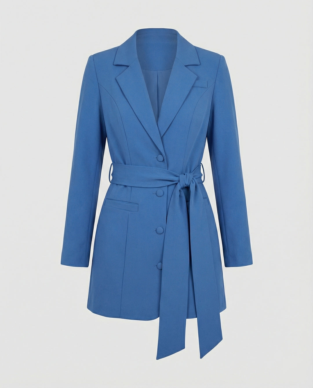 Blazerkleid Tailliert Mit Knopfleiste Damen