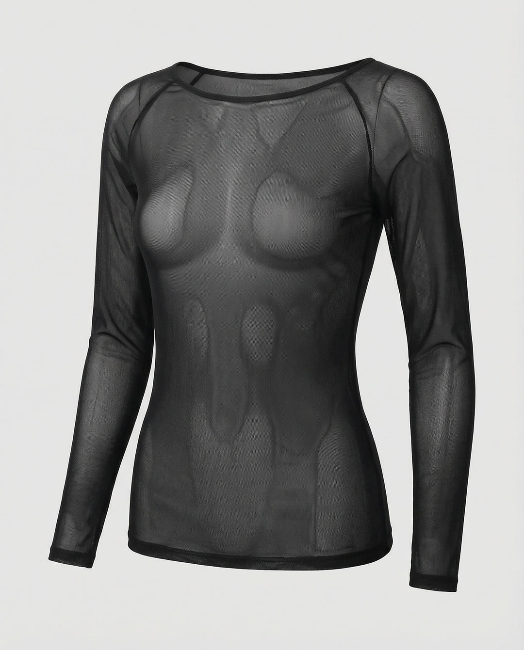 EB | Langärmeliges Mesh-Top