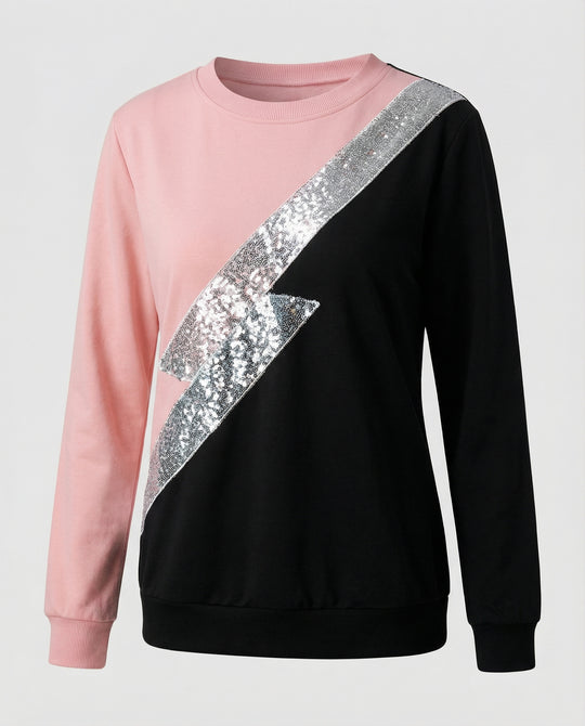 EB | Sweatshirt Diagonal Streifen Detail