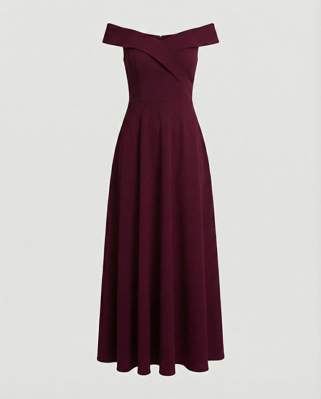 EB | Elegantes Off-Shoulder Langes Catwalk Abendkleid