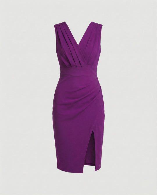 EB | Ärmelloses Kleid mit Hoher Taille
