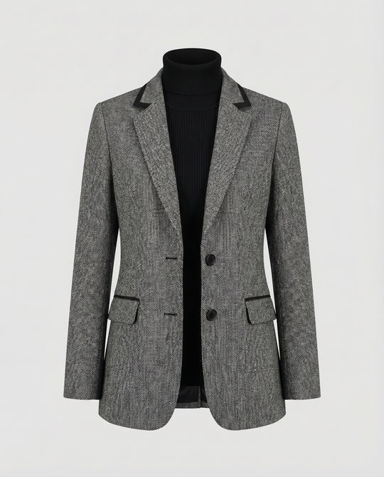 Herren Business Sakko Glencheck Slim Fit