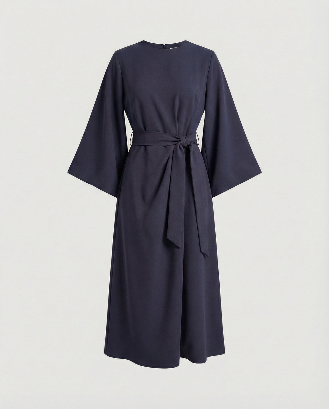 EB | Elegantes Kleid mit Laternenärmeln und Gürtel