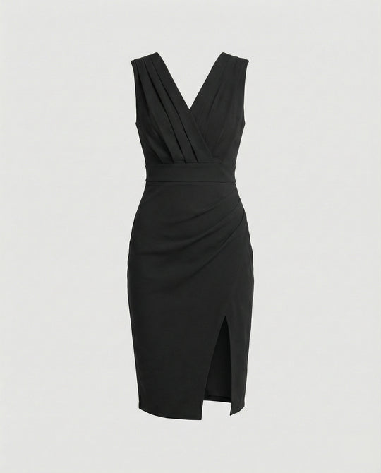 EB | Ärmelloses Kleid mit Hoher Taille