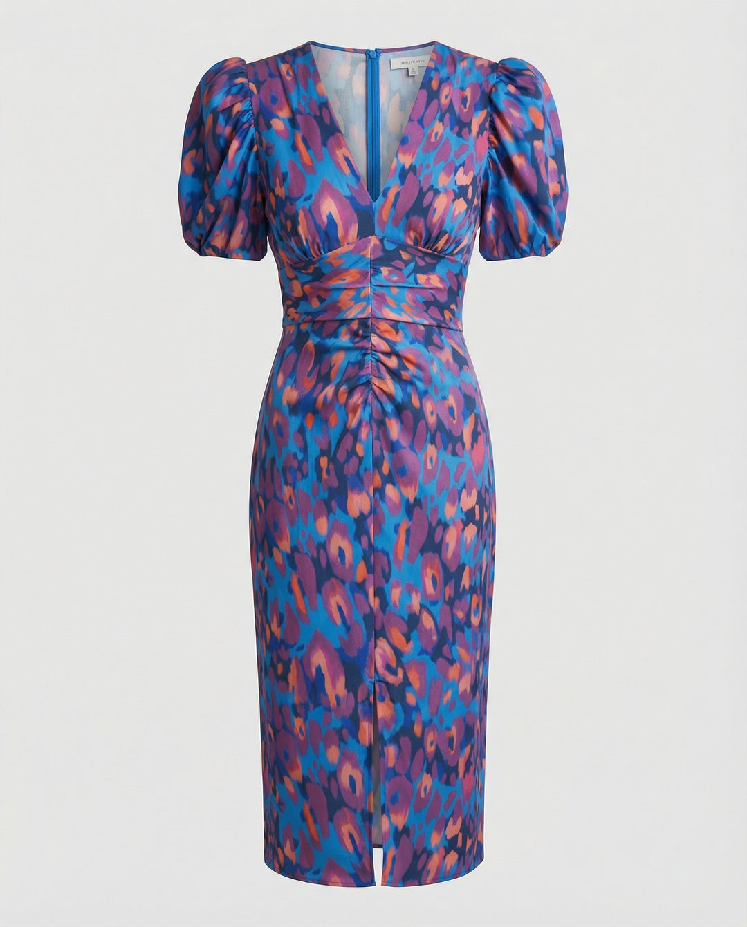 Damen Abendkleid mit voluminösen Puffärmeln EB