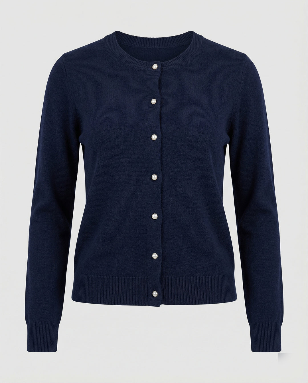 Damen Feinstrick Cardigan mit Knopfleiste und weichem Material EB