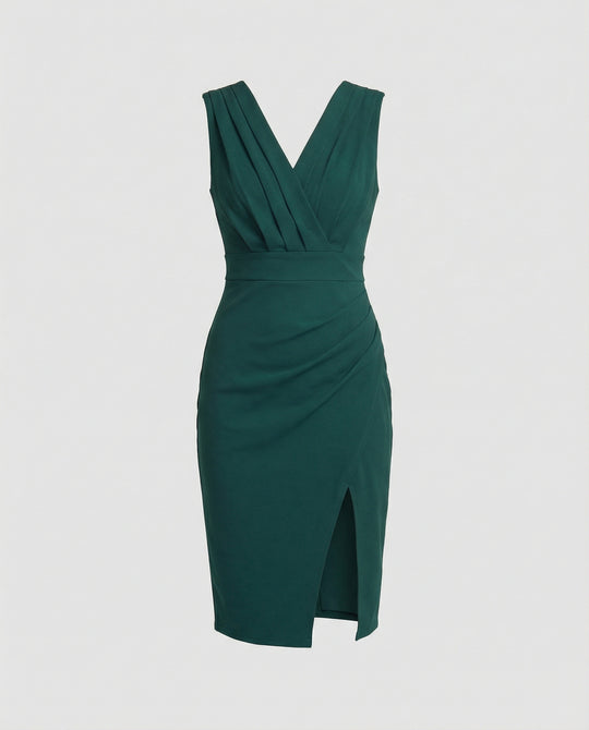 EB | Ärmelloses Kleid mit Hoher Taille