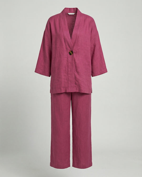 Zweiteiler Set Damen mit Oversized Bluse