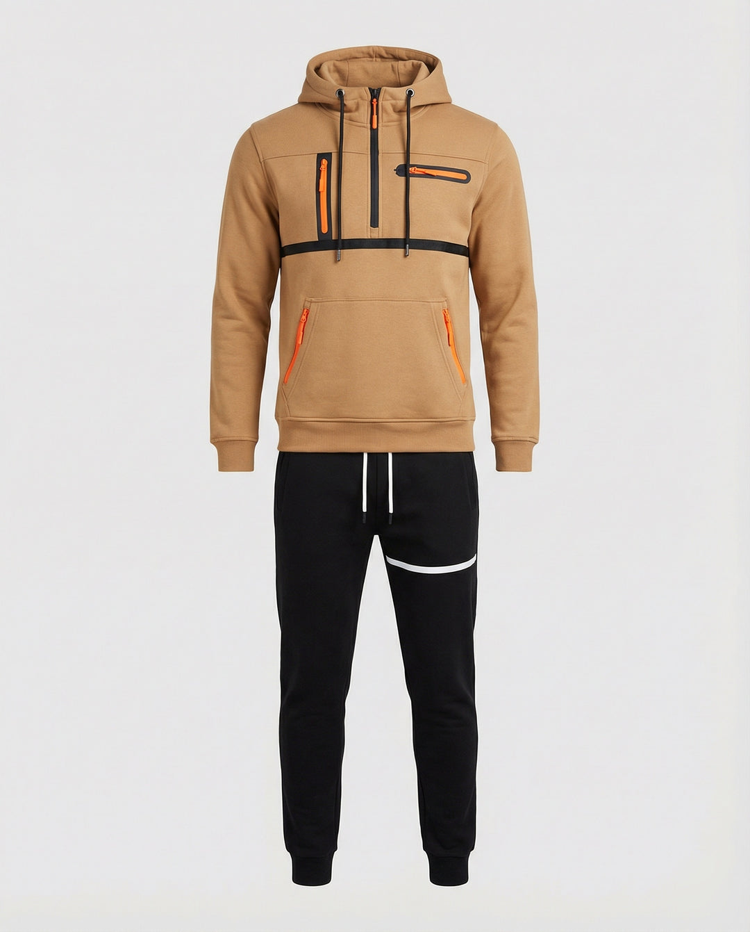 Herren sportliches Hoodie- und Jogginghosen-Set EB