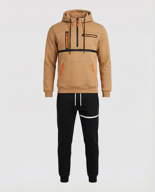 Herren sportliches Hoodie- und Jogginghosen-Set EB