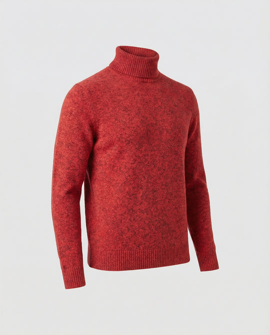 Herren Rollkragenpullover aus weichem Merinowolle EB