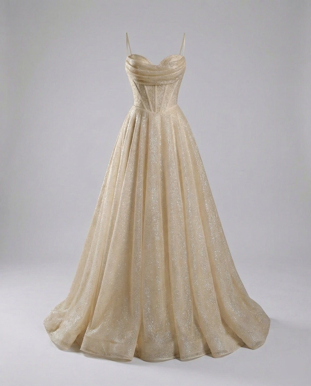 EB | Glitter Ballkleid mit Schnürung