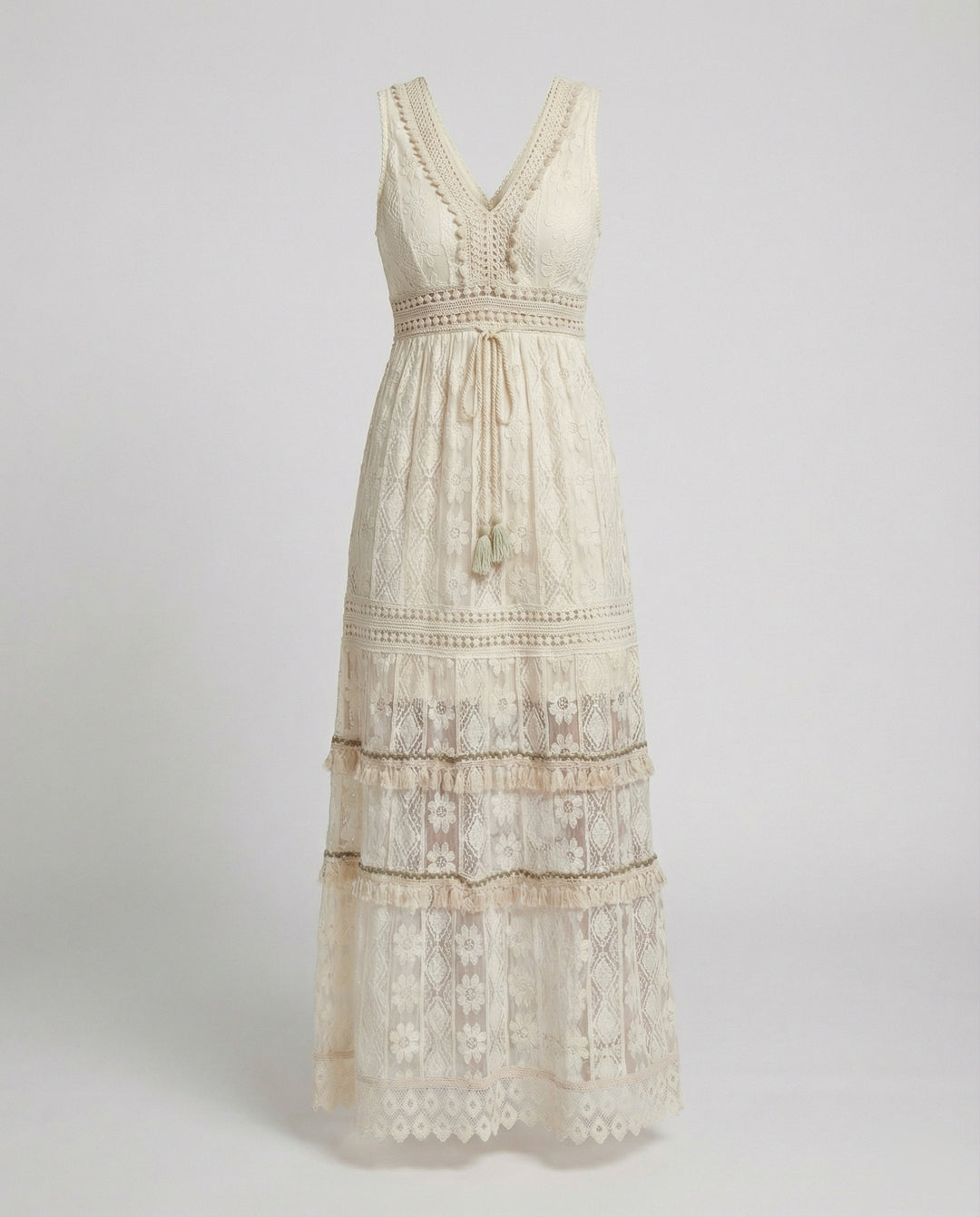 EB | Anmutiges Boho-Spitzenkleid für Den Sommer