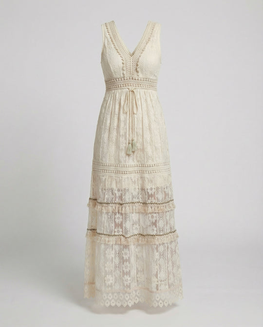 EB | Anmutiges Boho-Spitzenkleid für Den Sommer