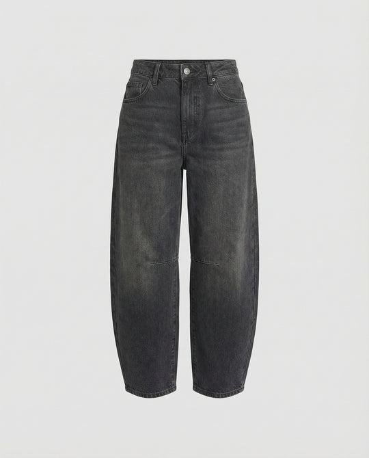 EB | Mid Rise Barrel Jeans für Damen
