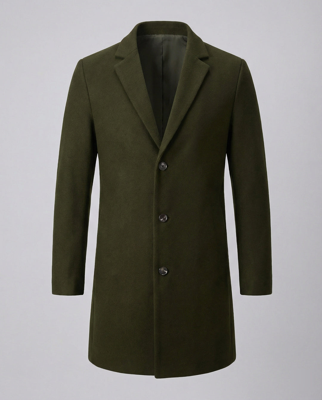 Herren eleganter Longblazer mit modernem Schnitt und doppelter Knopfreihe EB