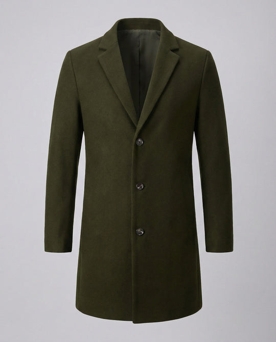Herren eleganter Longblazer mit modernem Schnitt und doppelter Knopfreihe EB