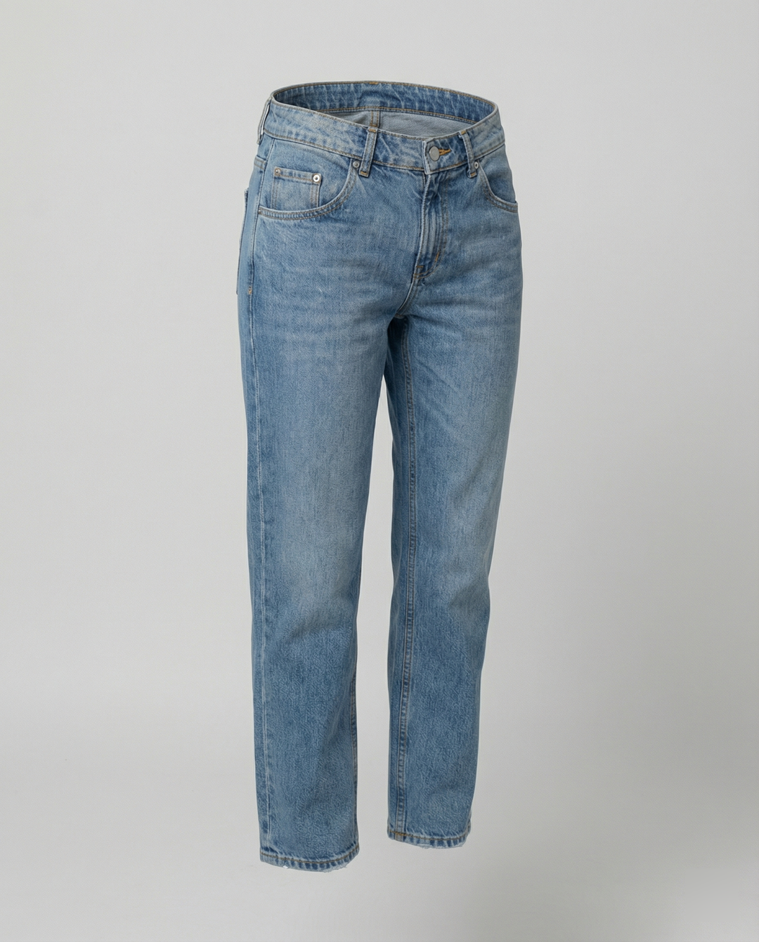 EB | Retro Leoparden Print Stern Boyfriend Jeans
