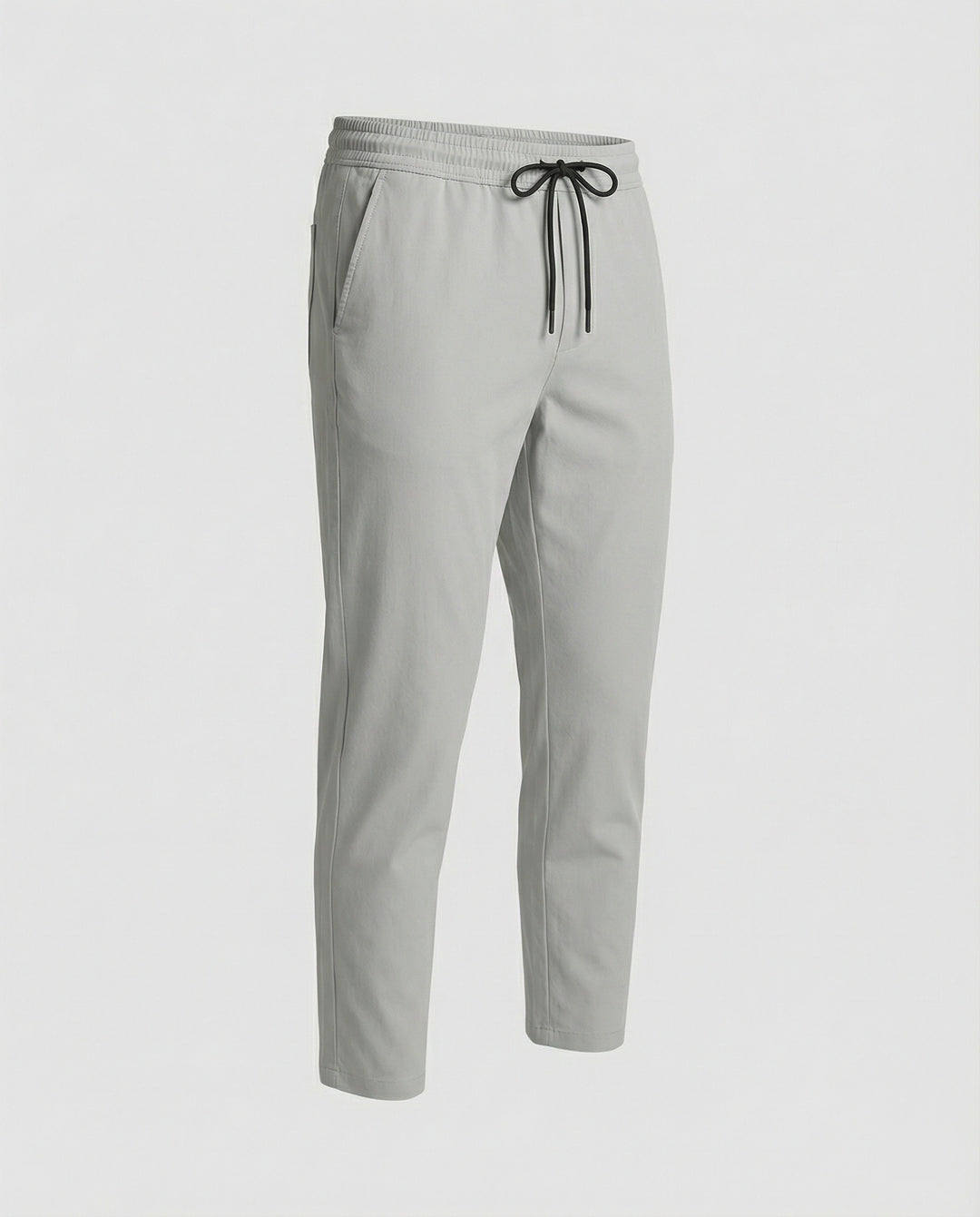 Herren leichte Freizeit-Hose mit verstellbarem Bund und modernen Seitentaschen EB