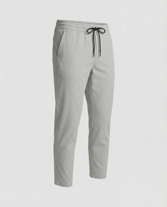 Herren leichte Freizeit-Hose mit verstellbarem Bund und modernen Seitentaschen EB