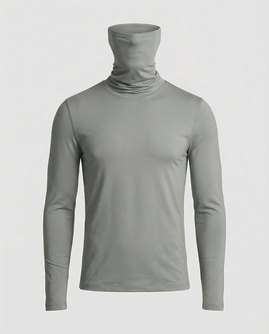 Herren Funktionsshirt mit hohem Kragen und innovativem Feuchtigkeitsmanagement EB