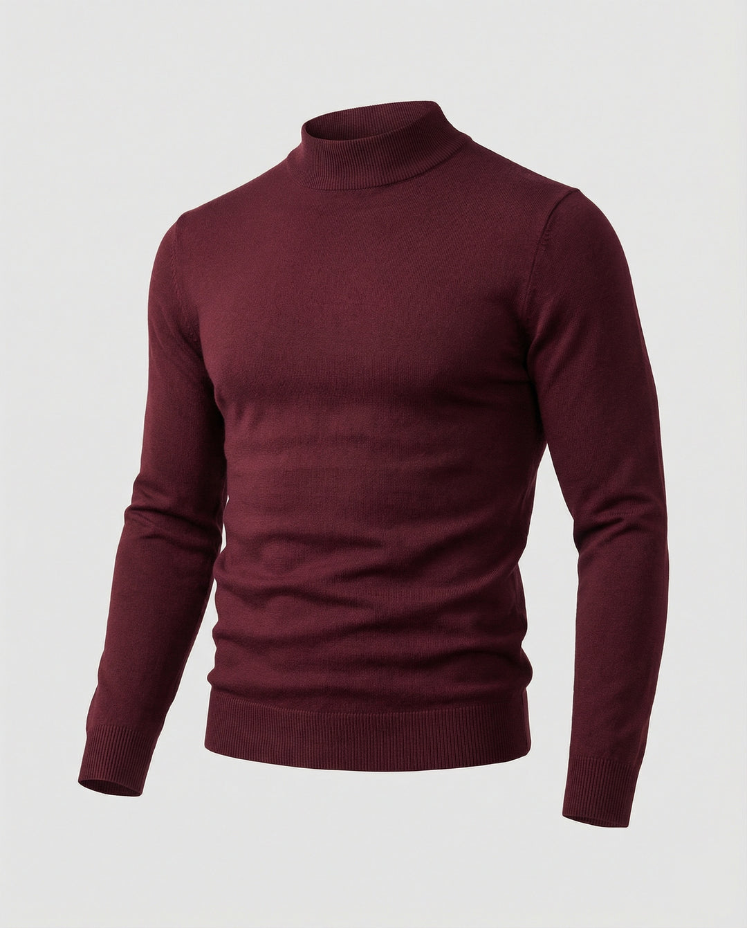 Herren eleganter Pullover mit Stehkragen EB