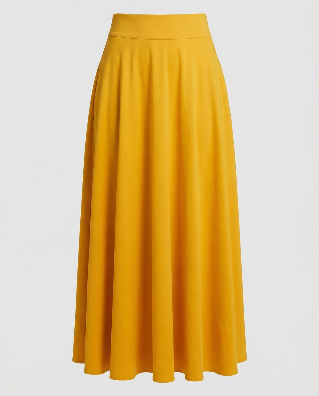 Damen Luftiger Maxi-Rock mit hohem Taillenbund EB