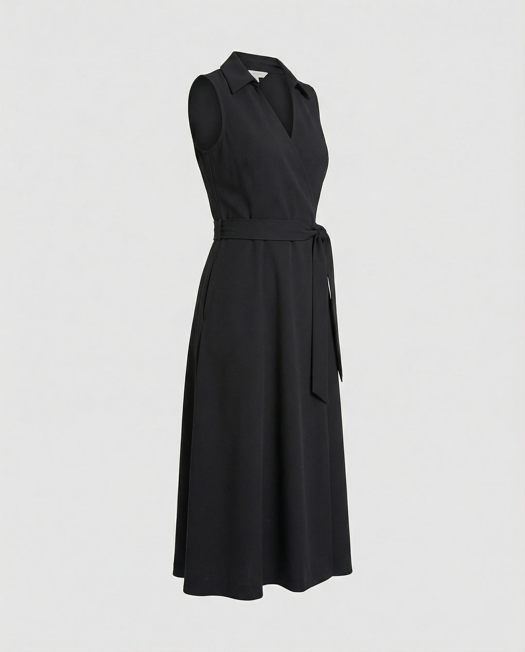 Damen Wickelkleid Freizeitkleid mit Gürtel