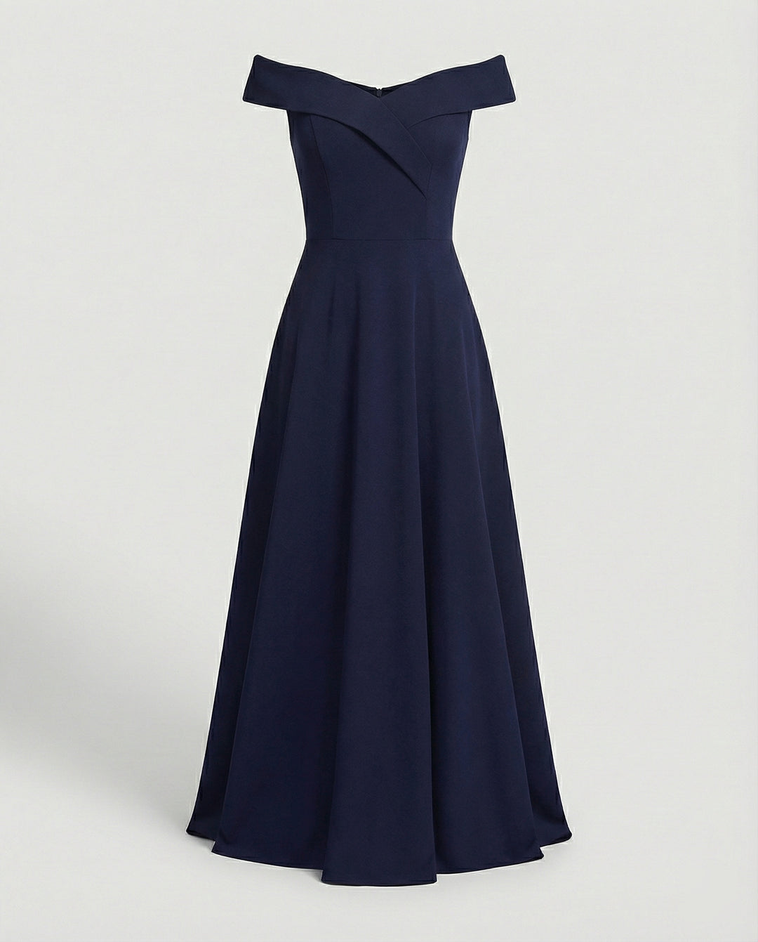 EB | Elegantes Off-Shoulder Langes Catwalk Abendkleid