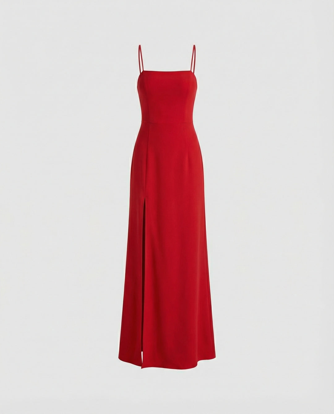 Damen Elegantes Abendkleid mit schwingendem Rock und tiefem Schlitz EB