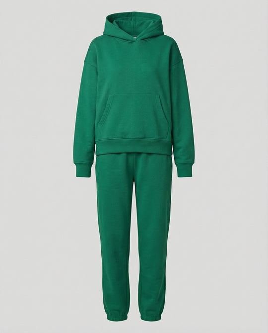 EB | Run Kapuzenpullover und Cropped Hose Zwei Teile Satz