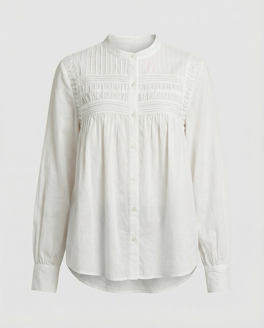 Romantische Baumwollbluse Damen