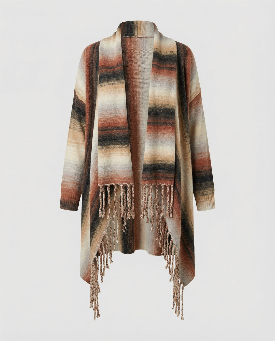 EB | Schick Gestreifte Poncho Weste