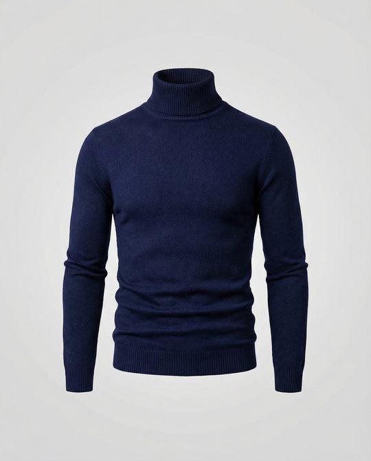 Herren Rollkragenpullover aus weichem Merinowolle EB