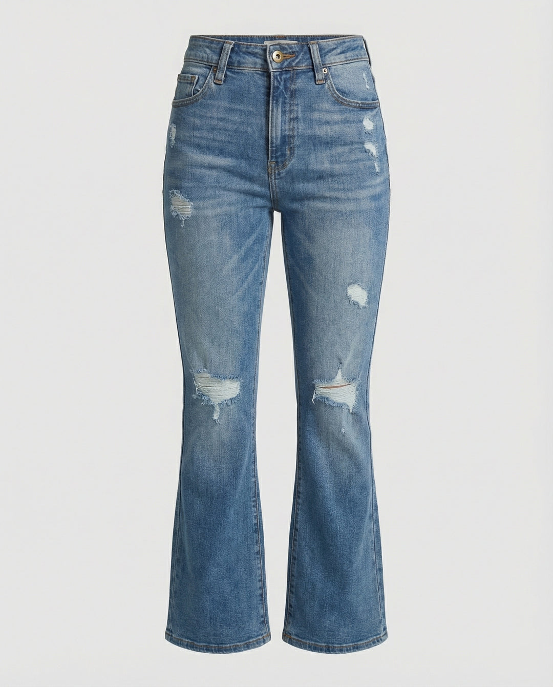 Damen Bootcut-Jeans im Vintage-Stil EB