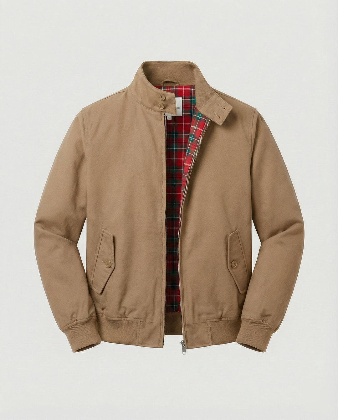 Herren Harrington-Jacke mit Reißverschluss