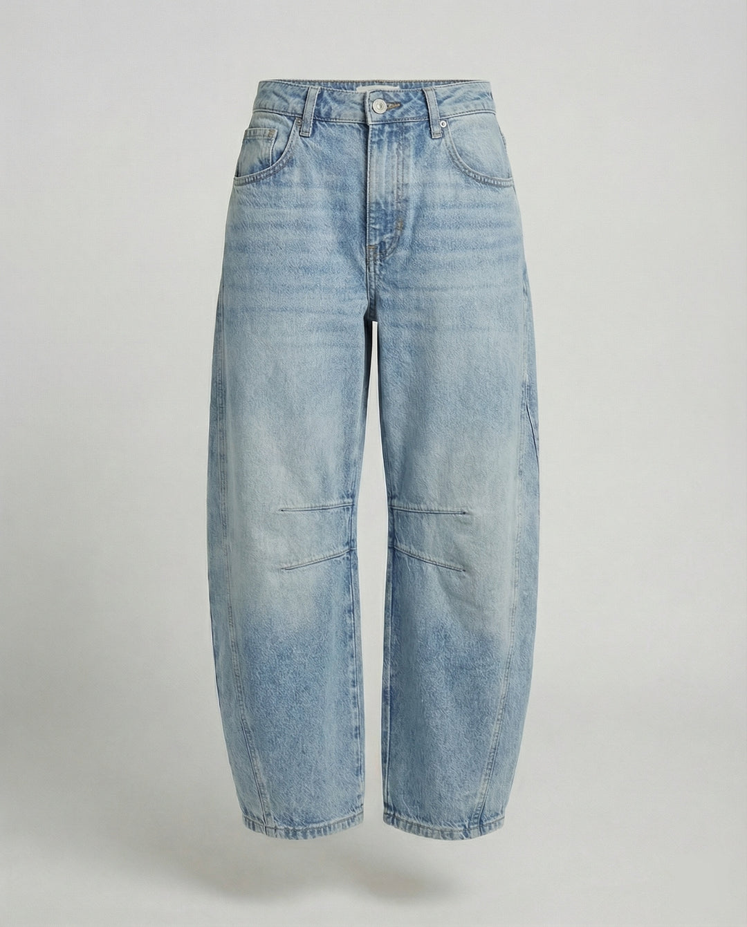 EB | Damen Trendy Weite-Bein Hose Denim