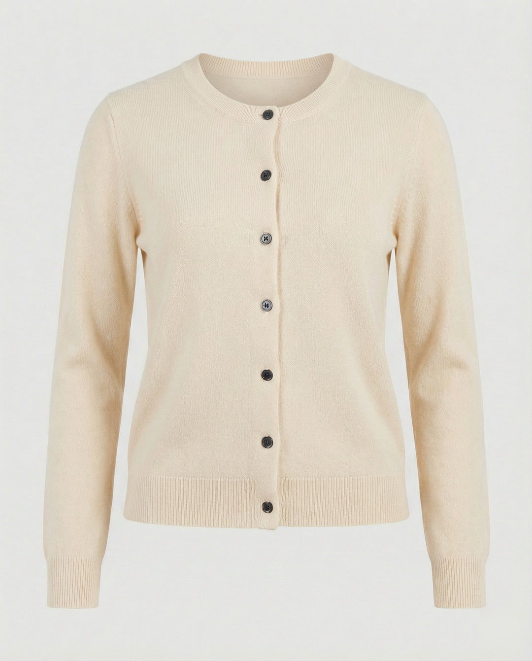Damen Feinstrick Cardigan mit Knopfleiste und weichem Material EB