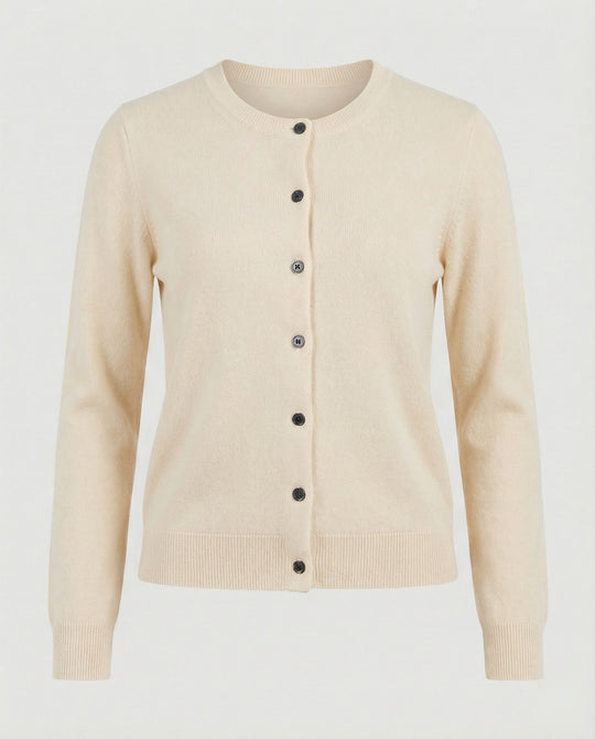 Damen Feinstrick Cardigan mit Knopfleiste und weichem Material EB