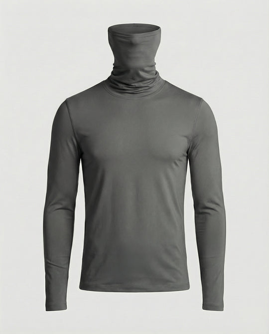 Herren Funktionsshirt mit hohem Kragen und innovativem Feuchtigkeitsmanagement EB