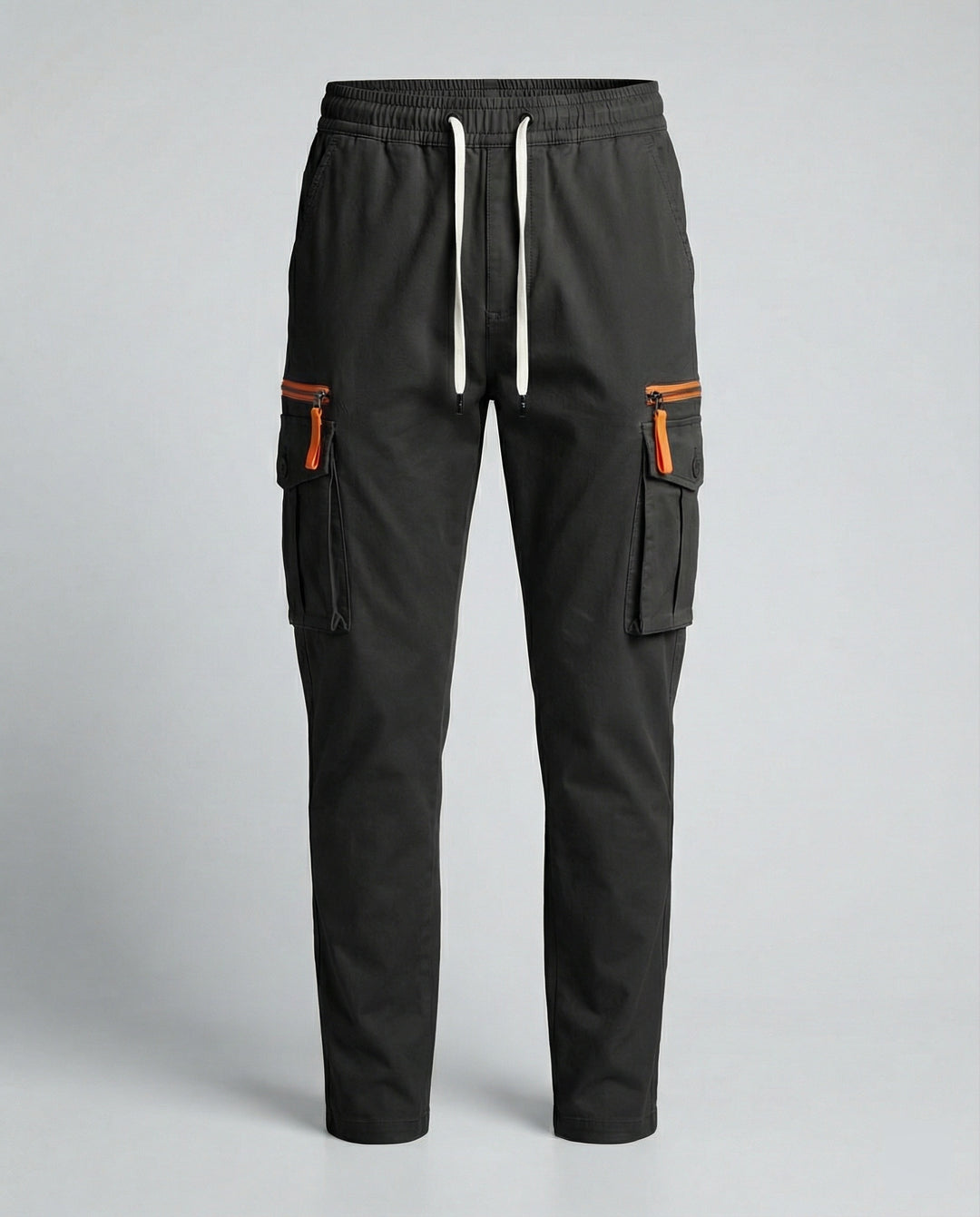 Herren cargo Hose mit innovativen Taschen und elastischem Bund Hedi-Mode