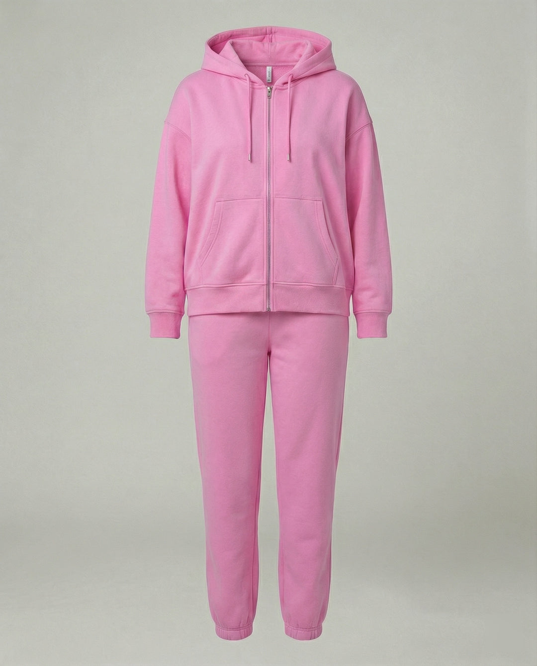 Damen Fleece Jogginganzug mit Kapuze EB