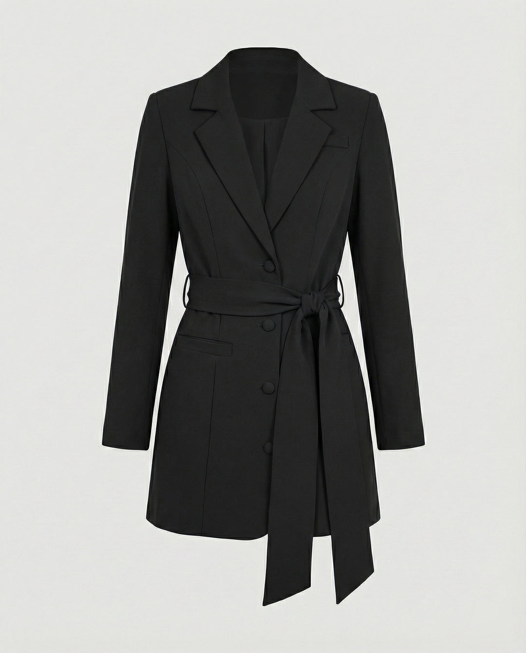 Blazerkleid Tailliert Mit Knopfleiste Damen